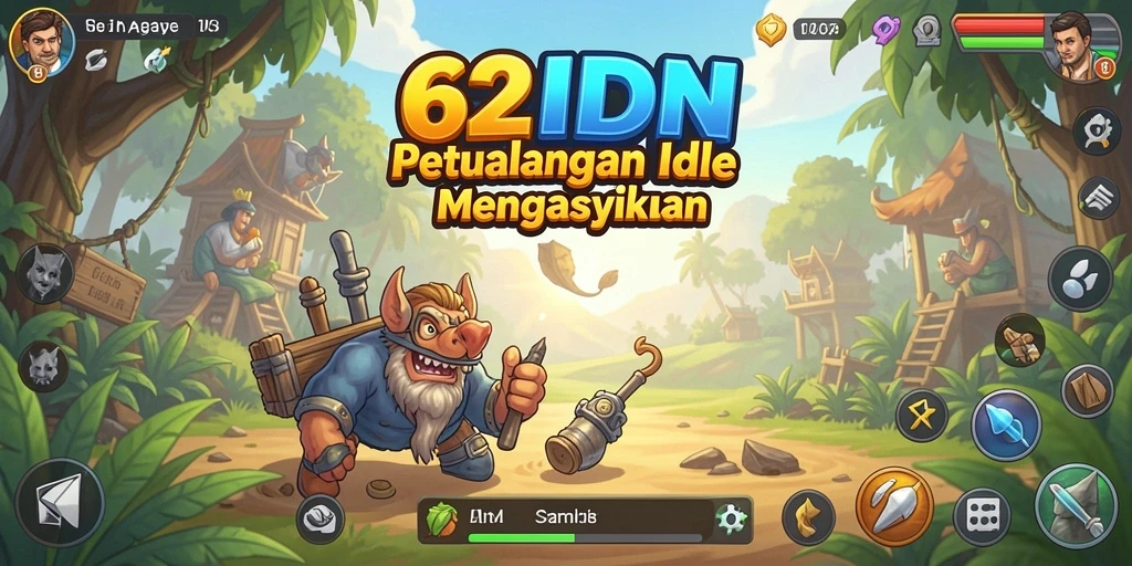 Gambaran gameplay 62IDN yang santai dan mengasyikkan.