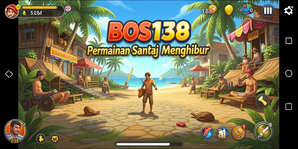 Tampilan gameplay <strong>BOS138</strong> yang sederhana dan menarik.