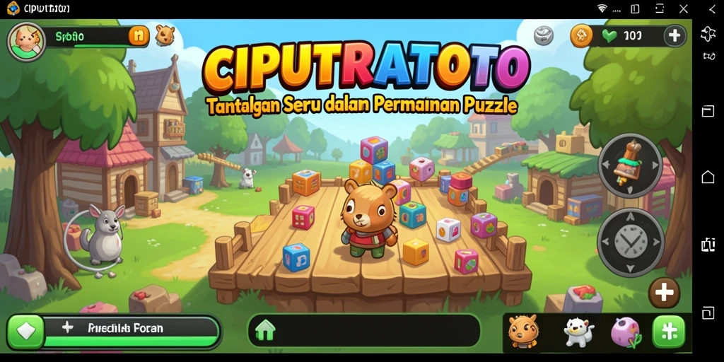 Screenshot gameplay CIPUTRATOTO yang menampilkan tantangan seru.