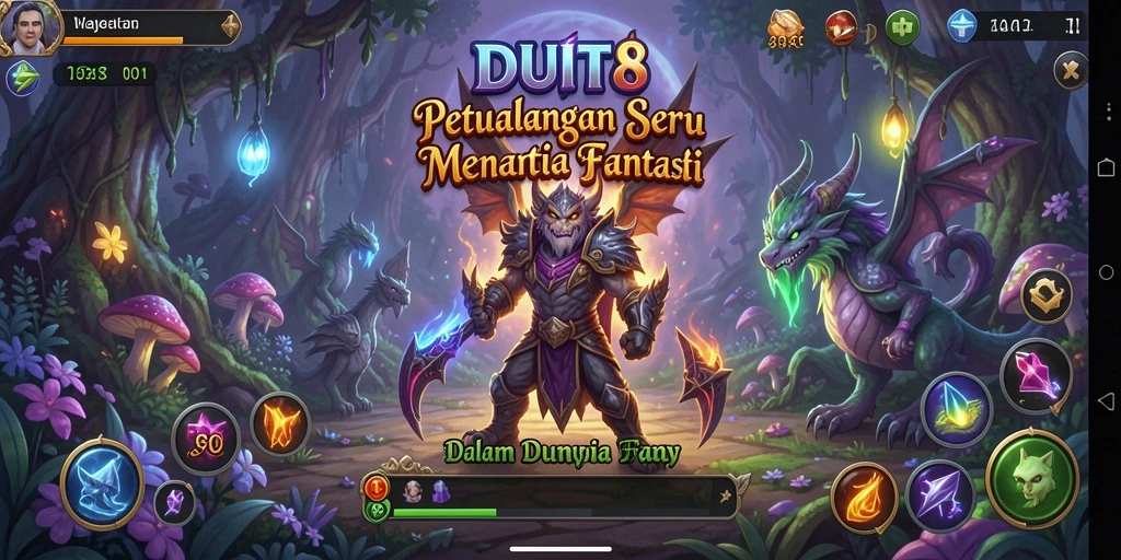 Gameplay seru dan penuh tantangan di DUIT8.
