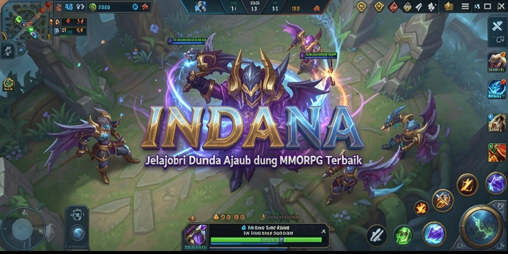 Gameplay seru INDAAA dengan dunia yang luas.