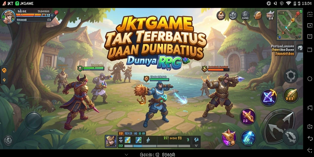 Tampilan gameplay JKTGAME yang menakjubkan dan penuh aksi.