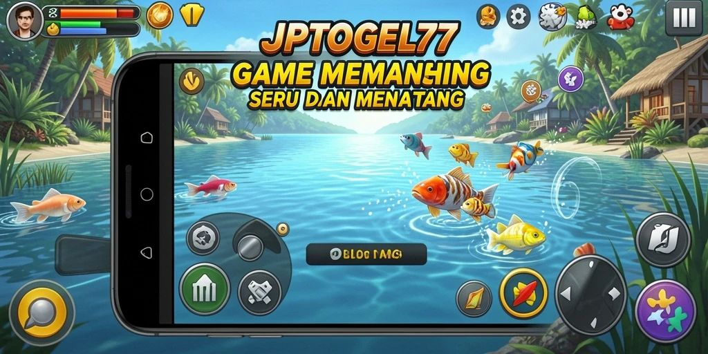 Gameplay seru dengan berbagai lokasi memancing dan ikan berbeda.