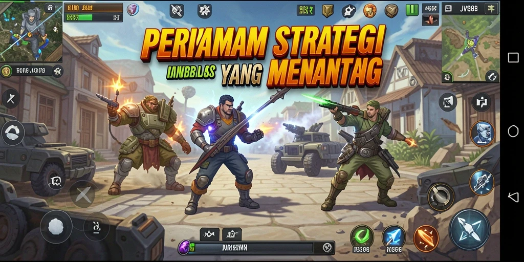 Tampilan gameplay JVS88 yang penuh strategi dan tantangan.