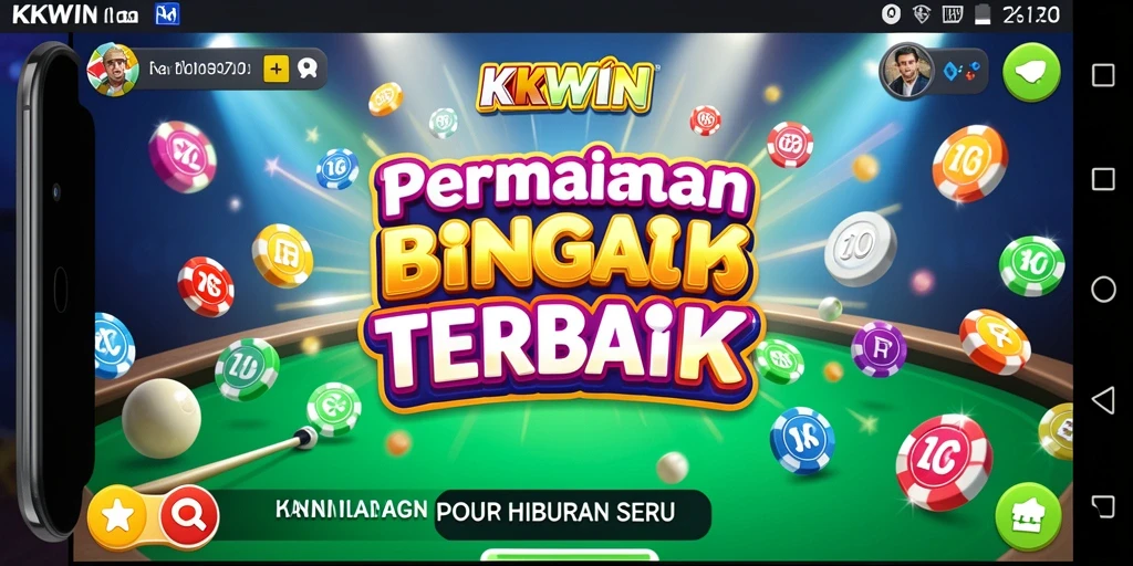 Tampilan permainan Bingo yang seru dan interaktif di KKWIN.