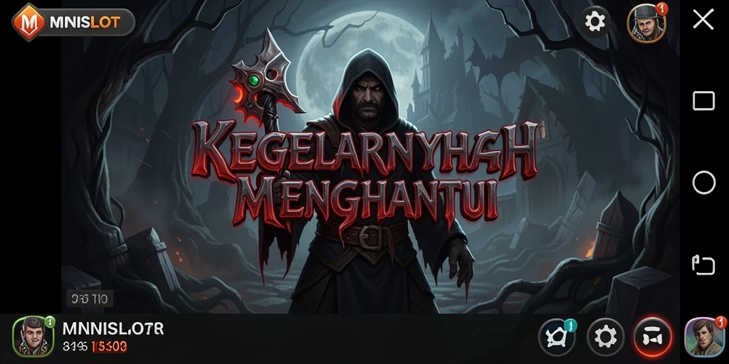 Tangkapan layar utama MENUNJUKKAN gameplay horor yang menakutkan.
