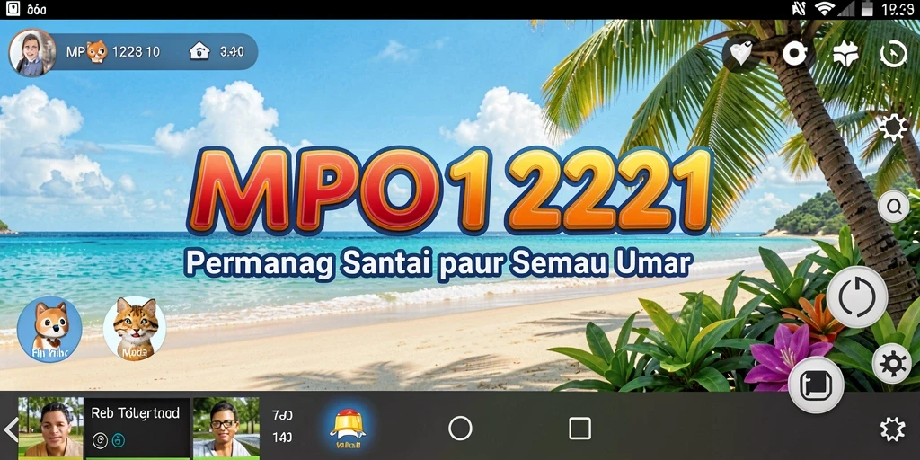 Tampilan gameplay MPO1221 yang mengasyikkan dan berwarna-warni.