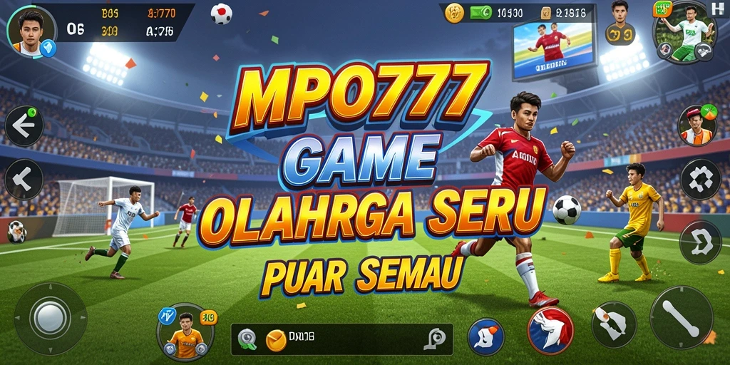 Screenshot menunjukan momen seru dalam pertandingan olahraga di MPO777.