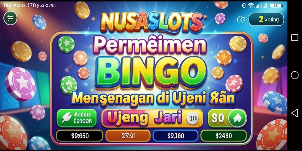 Screenshot gameplay NUSASLOTS yang menunjukkan keseruan permainan Bingo.