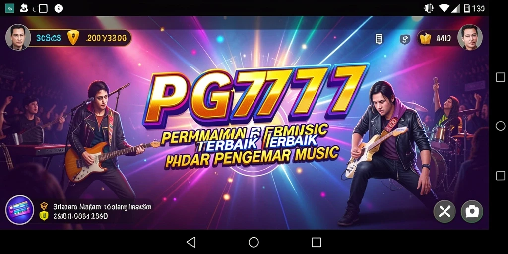 Tampilan gameplay PG777 yang seru dengan interaksi musik.