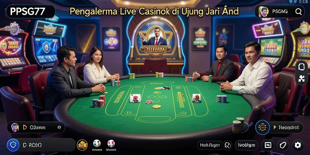 Tampilan gameplay Live Casino yang menarik dan interaktif.
