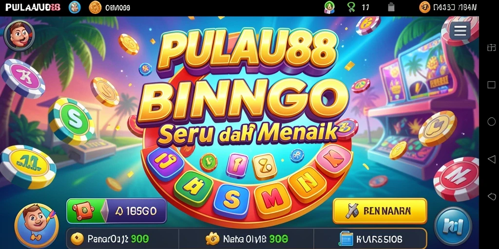 Tampilan gameplay seru di PULAU88 saat bermain Bingo.