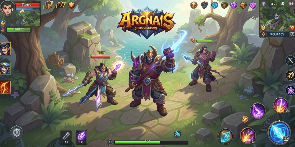 Tangkapan layar gameplay RK77 menunjukkan pertarungan aksi yang mendebarkan.