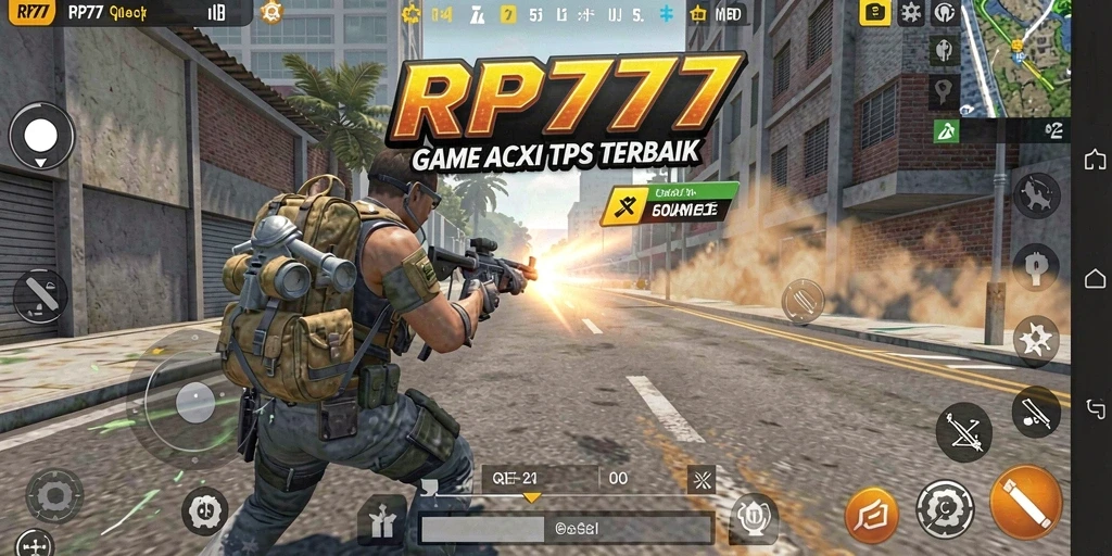Gameplay menegangkan RP777 dengan aksi tembak-menembak.
