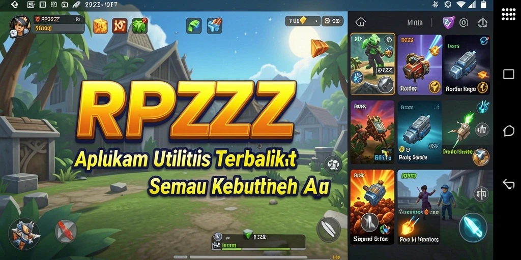 Tampilan antarmuka RPZZZ yang modern dan user-friendly.