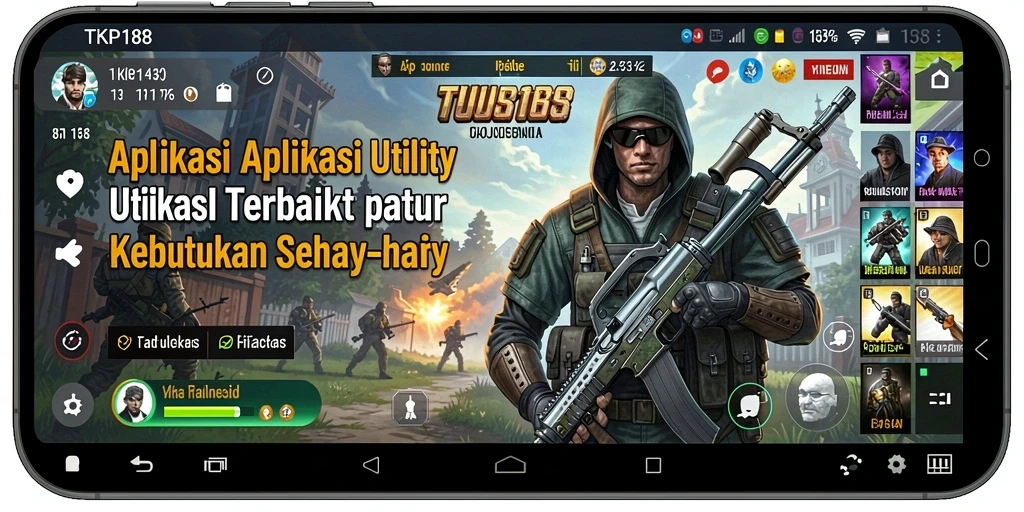 Tampilan antarmuka TKP188 yang menarik dan fungsional.