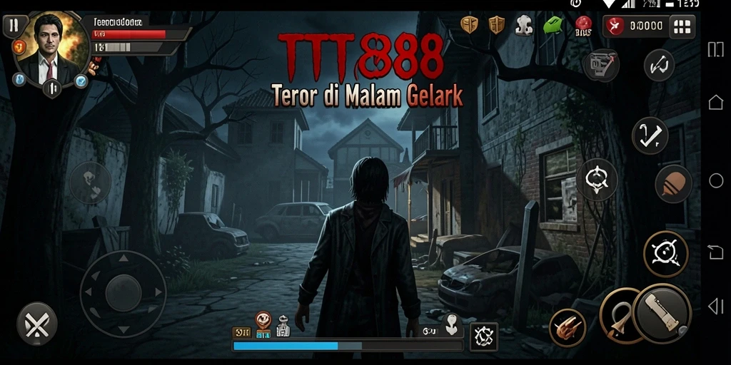 Tampilan gameplay menegangkan dengan suasana Horror yang mencekam.
