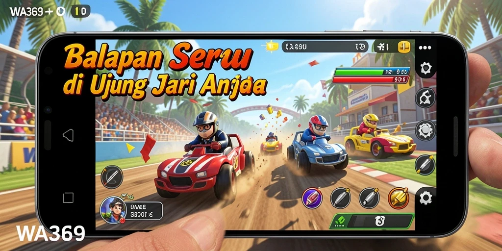 Tampilan menegangkan dari balapan seru di WA369.
