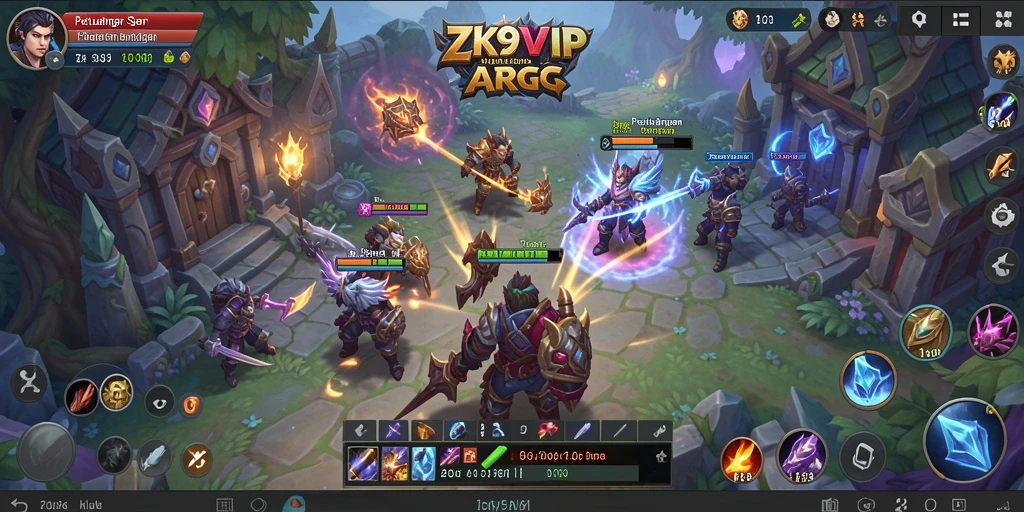 Tampilan gameplay yang mendebarkan di ZK9VIP, penuh aksi dan petualangan.